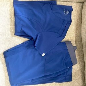 infinity navy scrubs set